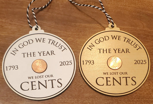 Historic Penny Ornament
