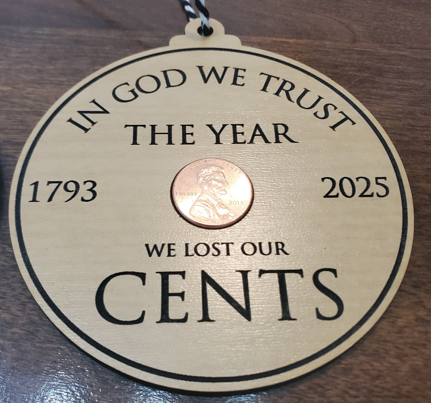Historic Penny Ornament