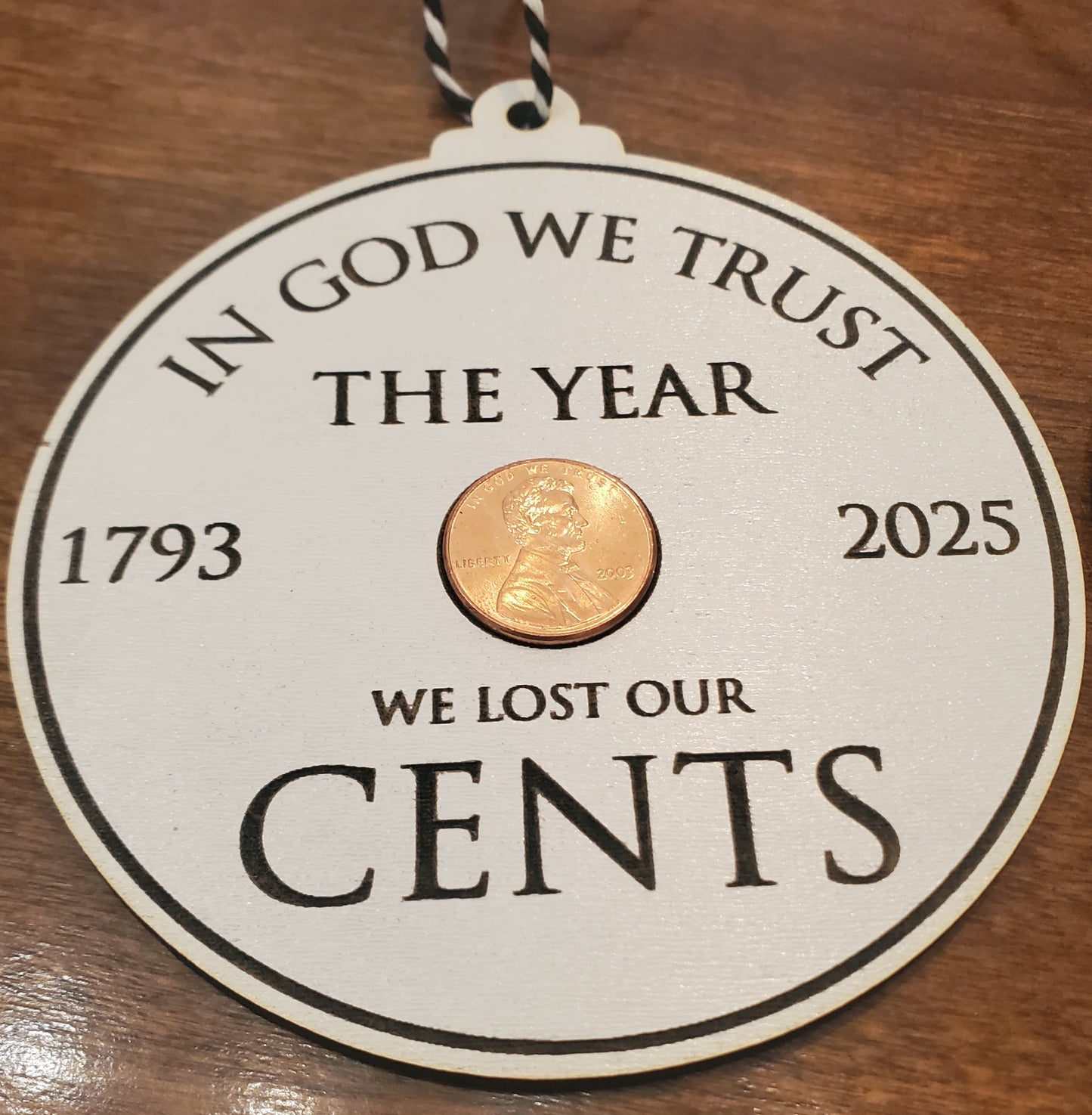 Historic Penny Ornament