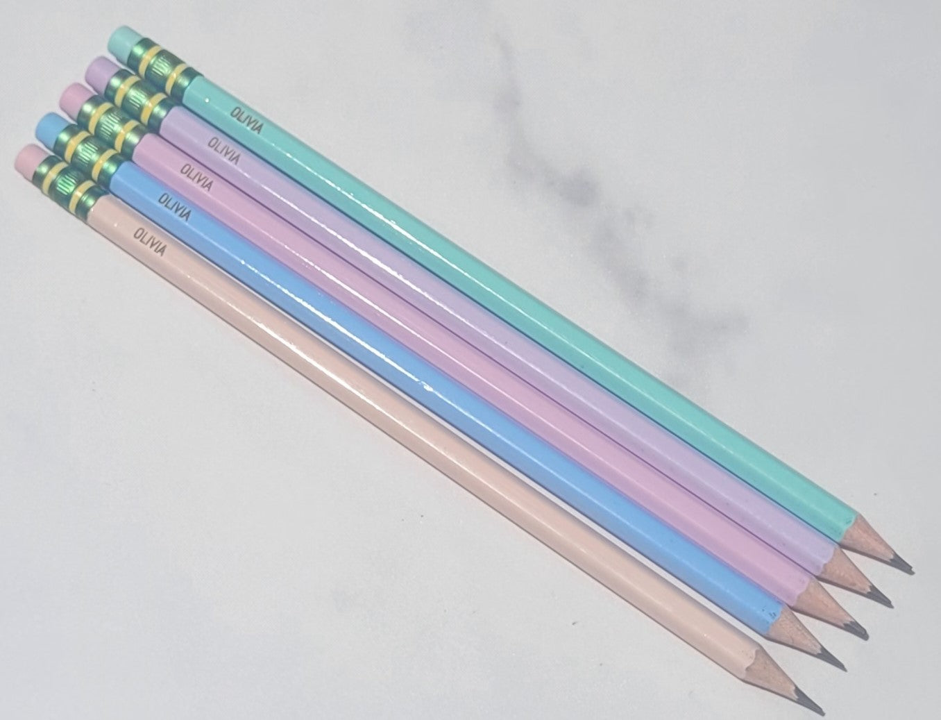 5 pack Personalized Ticonderoga Pencils